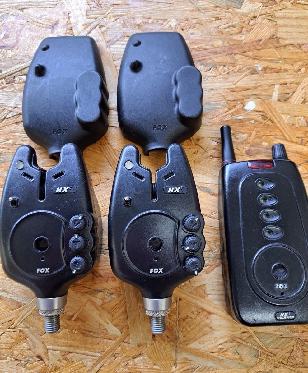 Fox Micron NXr NX-R NXR 2+1 Funk Bissanzeiger Set Blaue LED Blue