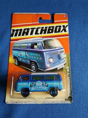 2011 Matchbox VOLKSWAGEN T2 BUS Blue 79/100 LITTLE BEND Outdoor