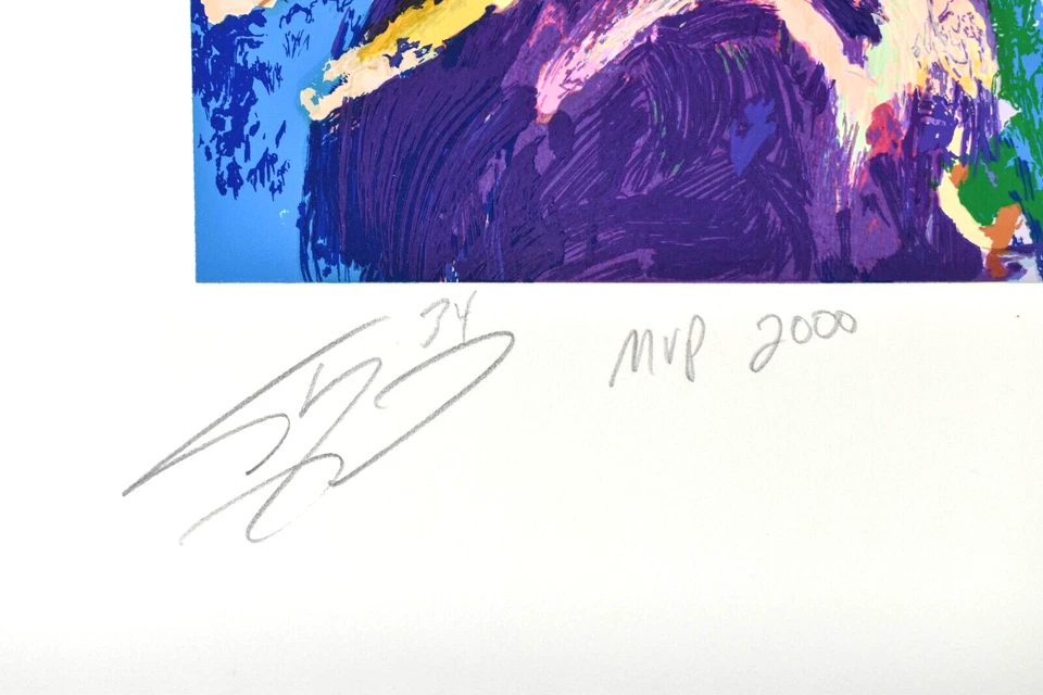 Shaquille O'Neal "Shaq" LeRoy Neiman Autographed Limited Print - Image 3 of 4