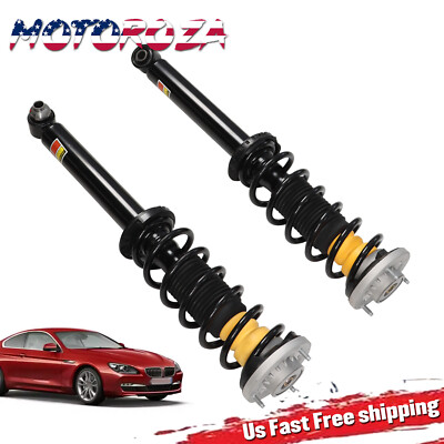 2X Rear shocks Assembly For BMW F06 F10 F11 F12 F13 F18 2WD xDrive US