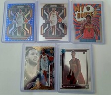 EVAN MOBLEY PRIZM NBA 75TH ANNIVERSARY RC, PRIZM RC & MORE. EXCELLENT CONDITION.