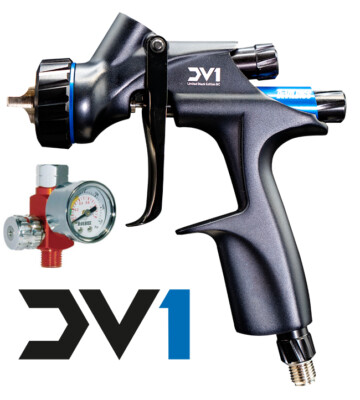 DeVilbiss DV1-B Basislack Sprühpistole Mit Luft Messgerät HAV-503B Hvlp DV1