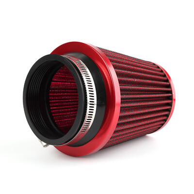 Universal Sportluftfilter 3'' KFZ 76mm Luftkühlung Sport Lufteinlassfilter Kegel