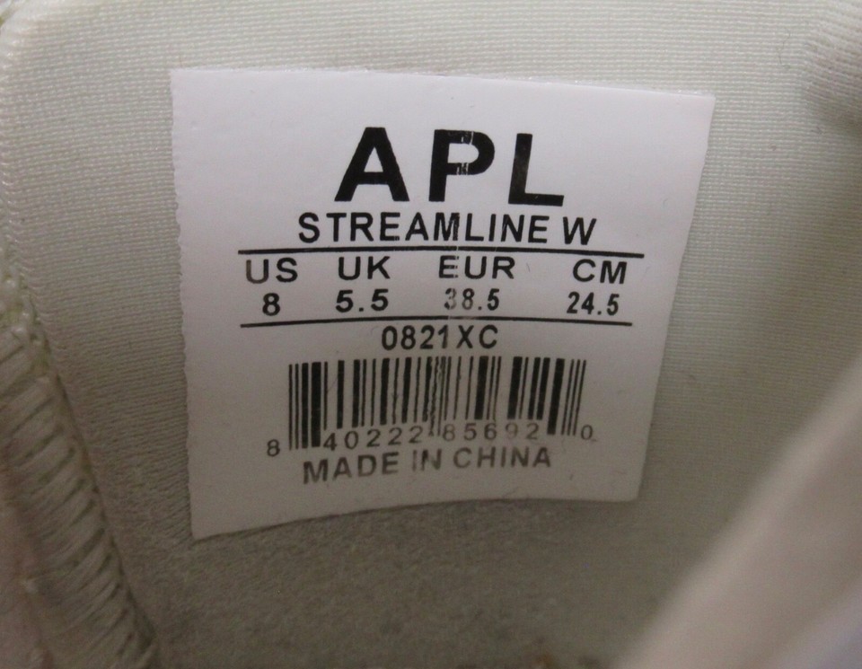 APL Women's Streamline Shoes White / Frozen Grey / Parchment Size 8 US ...