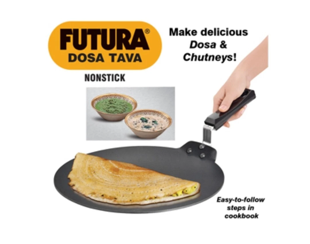 Hawkins/Futura Nonstick Tava/Griddle, 0, Gray