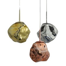 Lámpara de techo de lava lámpara de araña arte nórdico vidrio piedra hielo techo LED lámpara colgante