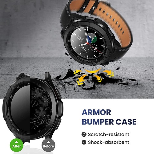 Case TPU for Samsung Galaxy Watch 6 Classic 43mm 47mm Hollow Cover Protective - Picture 5 of 14