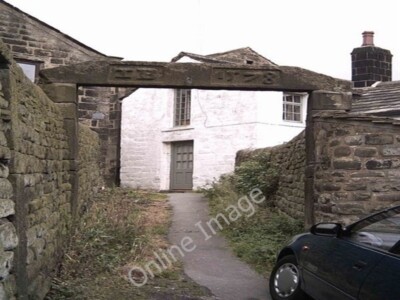 Photo 6x4 16th century gateway Hebden Bridge A 16th century gateway in He c2009