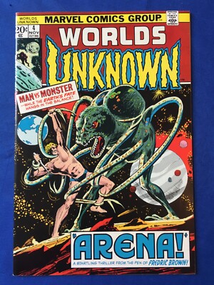 Worlds Unknown #4 VFN+ (8.5) MARVEL ( Vol 1 1973)