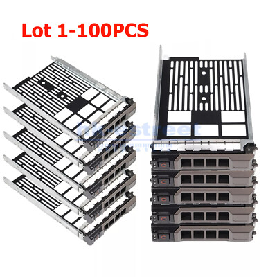 Lot X968D F238F DELL 3.5'' HARD DRIVE CADDY TRAY For R510 R720 R730 R730XD T630