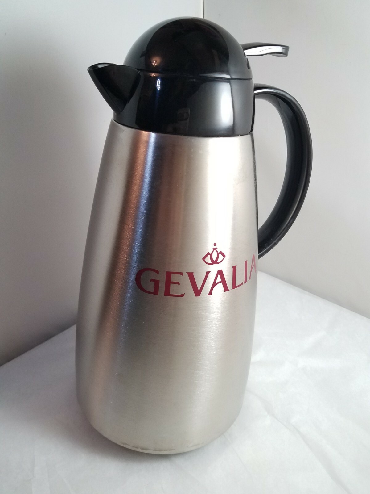 Gevalia Coffee Server Thermos Insulated Carafe Pitcher Stainless Steel