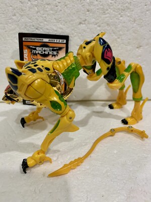 Beast Machines vintage Maximal Cheetor mega working complete lot Cheetah