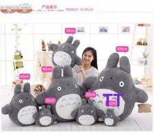 NUEVO Muñeco de peluche grande enorme pelo largo vecino TOTORO 9""--40" suave relleno