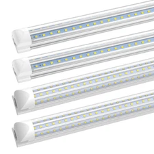 T8 LED Shop Lights 8FT 4FT 2FT Garage Linkable 20W~120W Utility LED Tube Lights