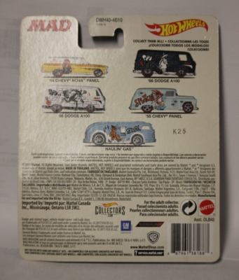2018 Hot Wheels Themed MAD Magazine Spy vs. Spy 1966 Dodge A100 2