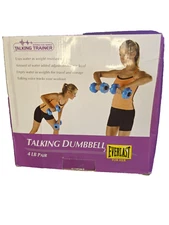 Everlast For Her 4LB Pair of Talking Dumbbell Interactive Trainer EH3817TQ