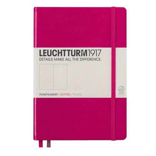 LEUCHTTURM1917 - Notebook Hardcover Pocket A6-187 Numbered Pages