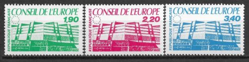  France 1986 - Timbre Service -Conseil de l'Europe - N° 93 à 95 - Photo 1/1