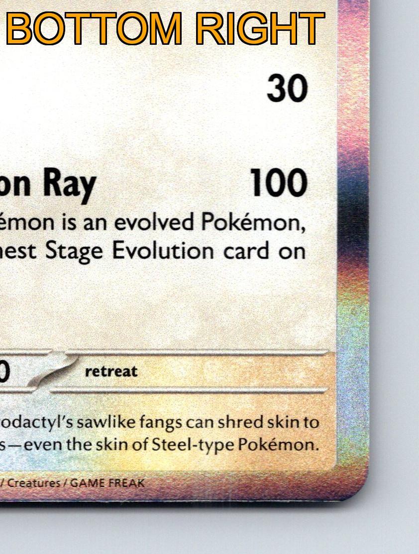 1 million hp pokemon card Stage 1 Aerodactyl HP 130 Devolution Ray Power Rarity Colorless Gray
