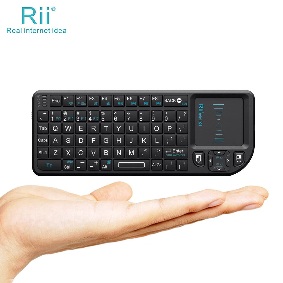 Rii Mini X1 2.4G Wireless Mini Keyboard with Touchpad for PC Smart TV - Image 2 of 4
