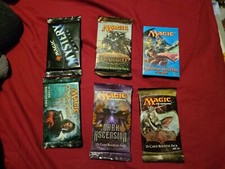 Modern Masters, Alara R, Dark A, Mystery, Conspiracy, Mirrodin Booster Packs MTG