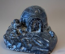 Vintage The Wolf Sculptures 3” Pulverized Rock, Resin Poured into a Mold