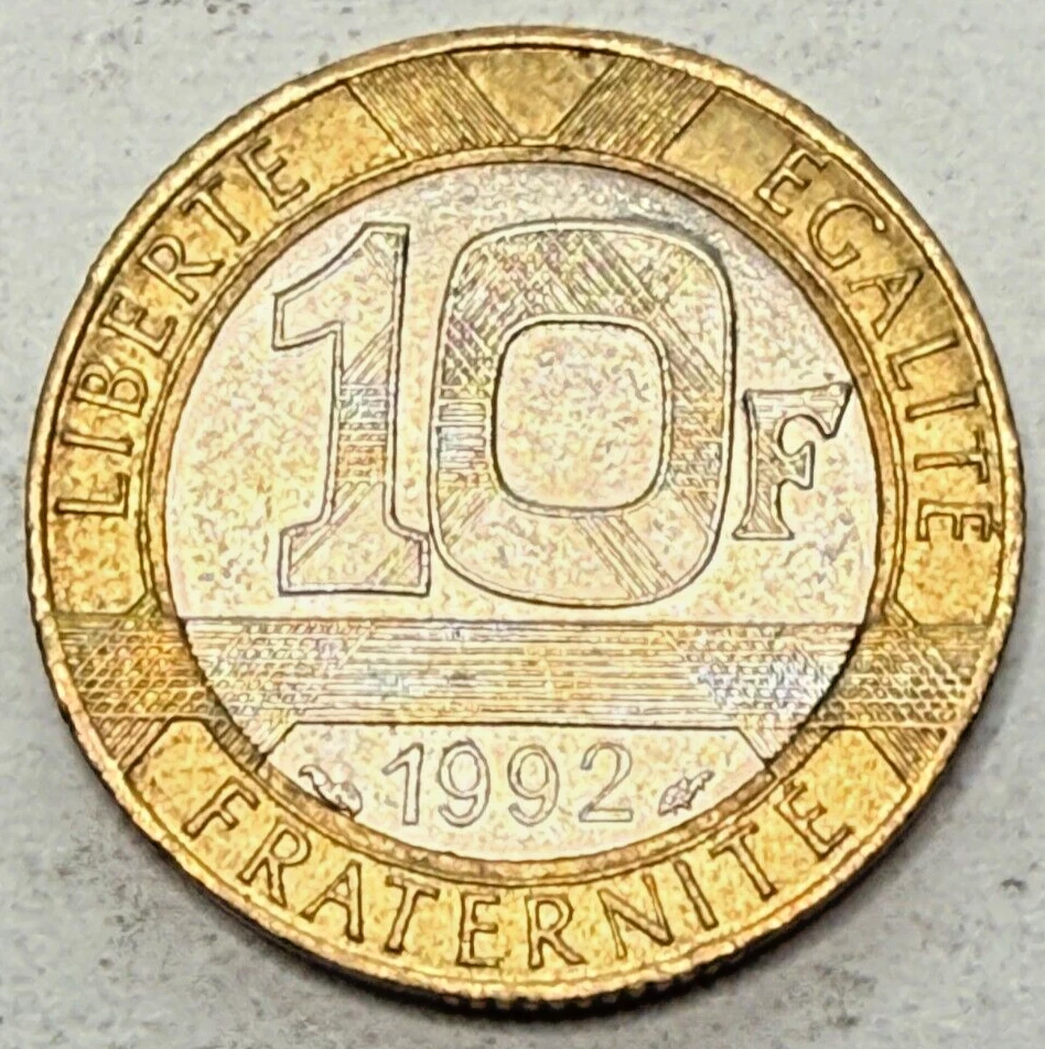 Bi-Metallic 1992 French Coins for sale | eBay