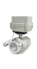 HSH-Flo 2" DN50 2 Way SS304 Motorized Ball Valve,Full Bore Electrical Ball Valve