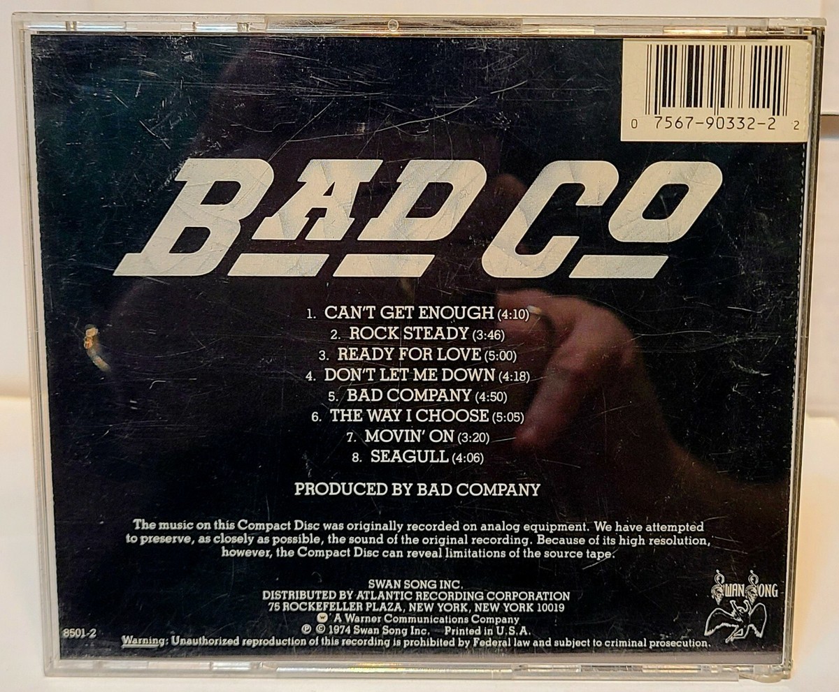 ポップス+ロック(洋楽) CD Bad Company Bad Co WPCR13262 Swan Song /00110 CD Bad Company Bad Co WPCR13262 Swan Song 00110 | eBay