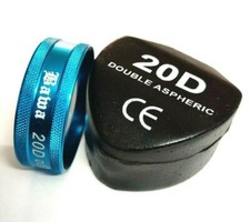 Lente de Oftalmología y Optometría 20D Ultra Delgada Color Azul Envío Gratis 100%