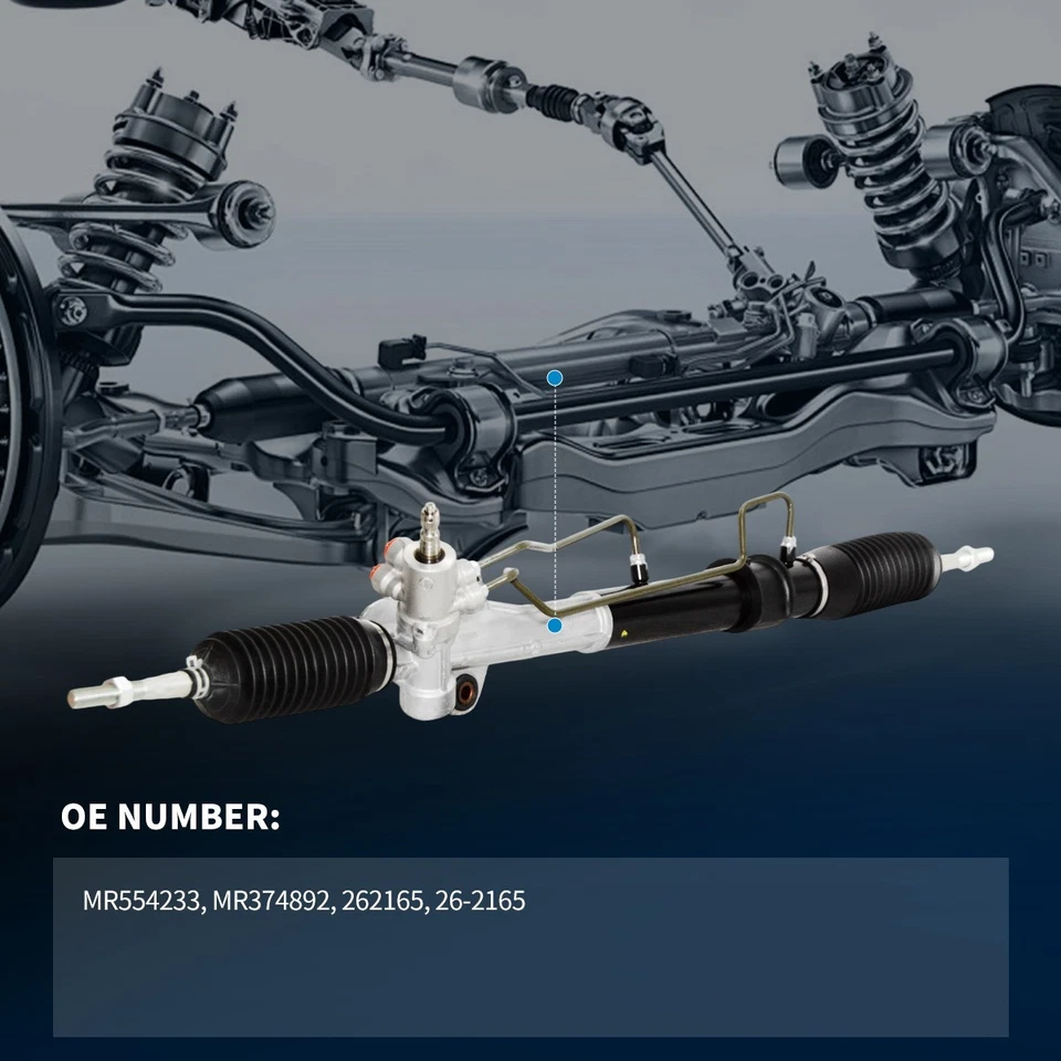 Hydraulic Power Steering Rack & Pinion for Mitsubishi Montero 2001-2006 26-2165 - Изображение 2 из 4