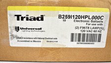 Caja de 10 Balastro Electrónico Universal Triad B259I120HPL para (2) Lámparas F96T8
