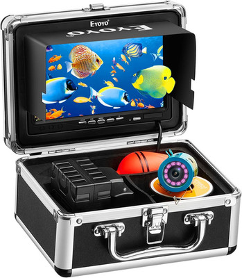 Underwater Fishing Camera 7 Inch LCD Monitor Fish Finder Waterproof 1000TVL Fish