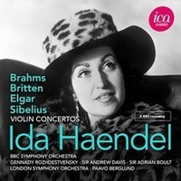 Ida Haendel - Britten Brahms Elgar Sibel - Cd - G4Z