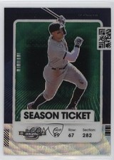 2021 Panini Contenders Season Ticket Optic Green Wave Prizm Aaron Judge #59 1fa0