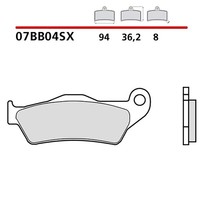 Brembo VORDERRADBREMSBELAGE-KIT Fur Husqvarna Te 250 02-13-COD. 07BB04SX