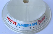 VTG Mattel Barbie Doll Display Replace Stand Base Native American Barbie Sp Ed