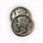 Mercury Dimes Two-Pack - 90% Silver - 1944