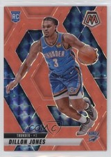 2024-25 Panini Mosaic Rookies Fluorescent Red Prizm 45/75 Dillon Jones #224 1rl6