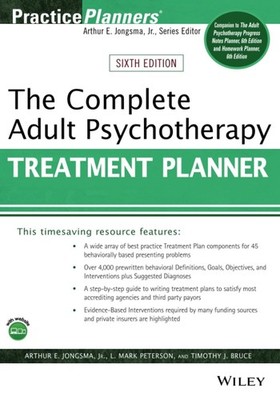 NEW Complete Adult Psychotherapy Treatment Planner (PracticePlanners) 6th Ed PB