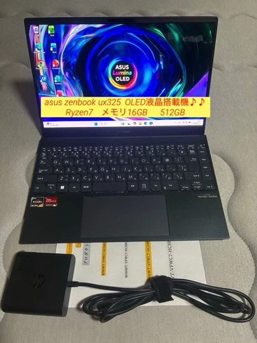ASUS ZenBook 13 UX325E Ryzen 7 16GB 512GB SSD Windows 11 Laptop PC OLED/SALE