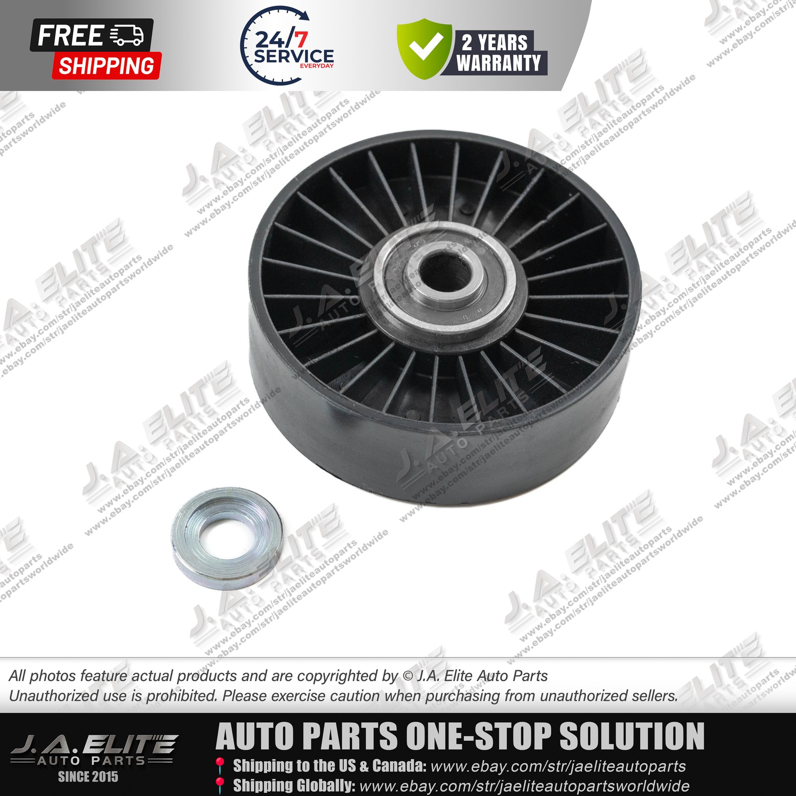 Belt Tightening Pulley fits Maserati Quattroporte GT GC, 227894/172537