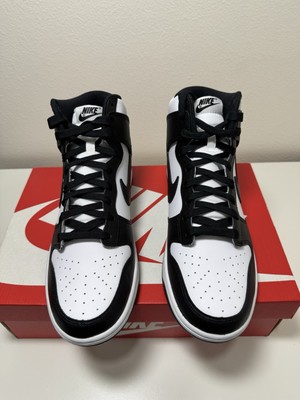 Size 10 - Nike Dunk High Retro Black White