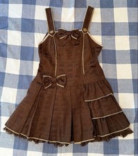 Preview of Angelic Pretty Melty Royal Chocolate Low Waist JSK Brown M Lolita Dress
