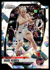 Grace Berger Cracked Ice #89 2024-25 Panini Prizm WNBA Indiana Fever