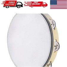 Melodious 10-Inch Tambourine with Ergonomic Grip - Perfect Gift for Music Lovers