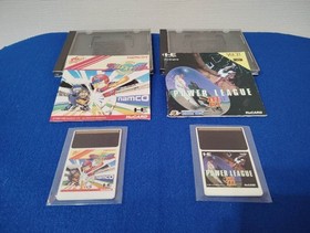 PC engine software 2 at once Power League III World Stadium #eed045