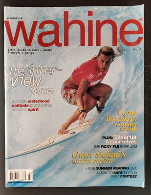 Wahine Women's Surfing Magazine Summer 2001 Vol. 7 No. 3 - Beachley, Stefani