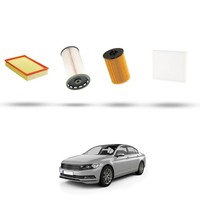 Hoffcar Set Service - 4 Filter FüR VW Passat(3G2,3G5) 2.0 Tdi 176Kw Von 2014