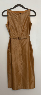 Vintage Richard Tyler Couture 1/1 Sample (Runway Show) Dress Orange Early 2000s